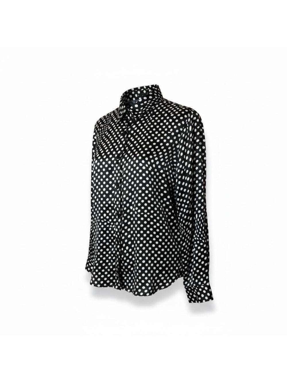 Black & Vintage Kathie Lee Gifford Plus Size Dot Blouse 26/28